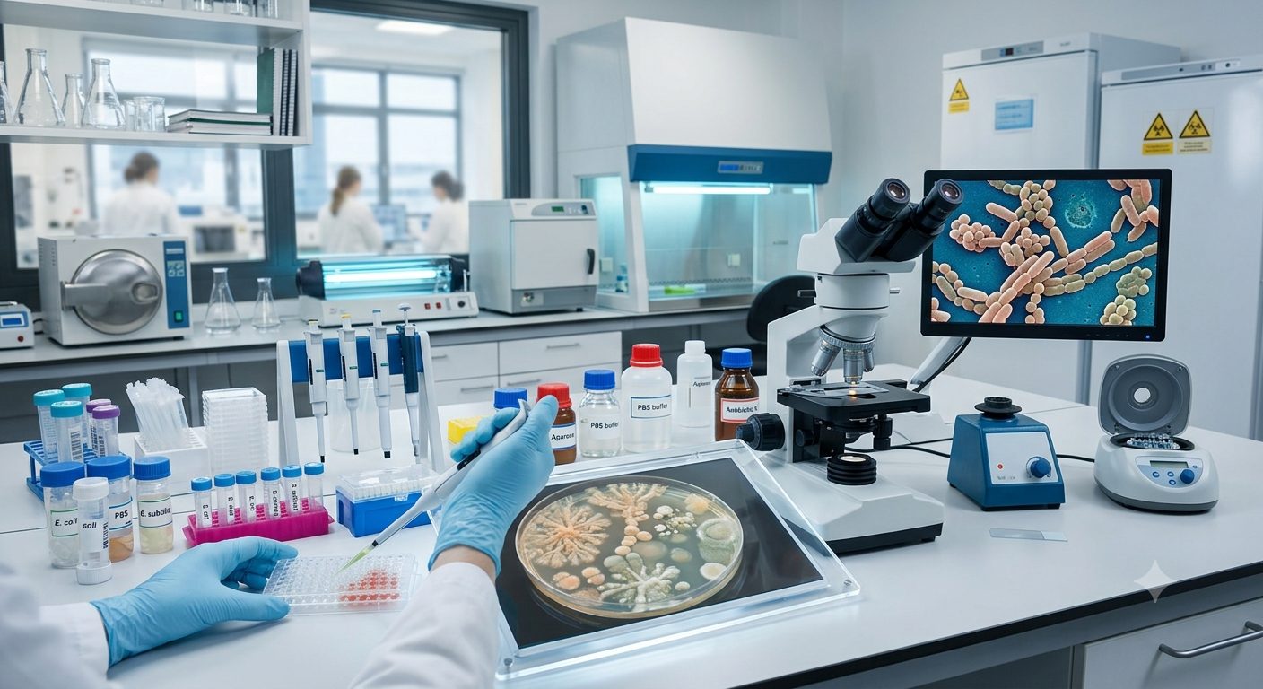 Cepas depurativas Depubac en laboratorio